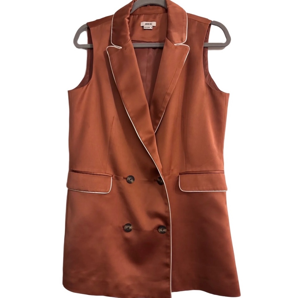 Jason Wu Long Silk Vest